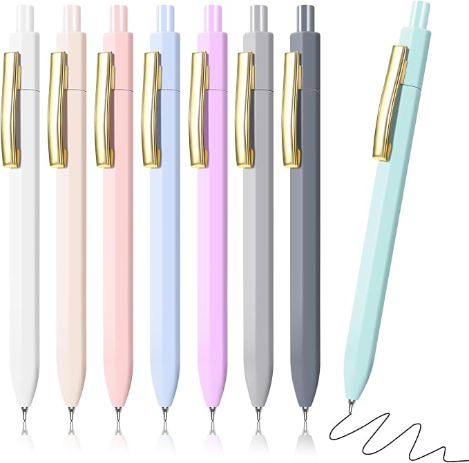 Piochoo Ballpoint Pens, 0.7mm Medium Point Pen Quick Dry, Smooth Writing Pen by Piochoo
