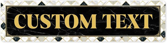 Custom Sign, Custom Street Sign, 11 Font Colors, 13 Font Styles, 4 Hole Options by MySignCenter