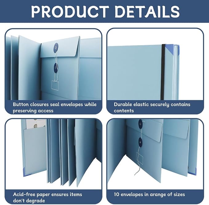 Important Document Organizer, Folio Folders - Image 6