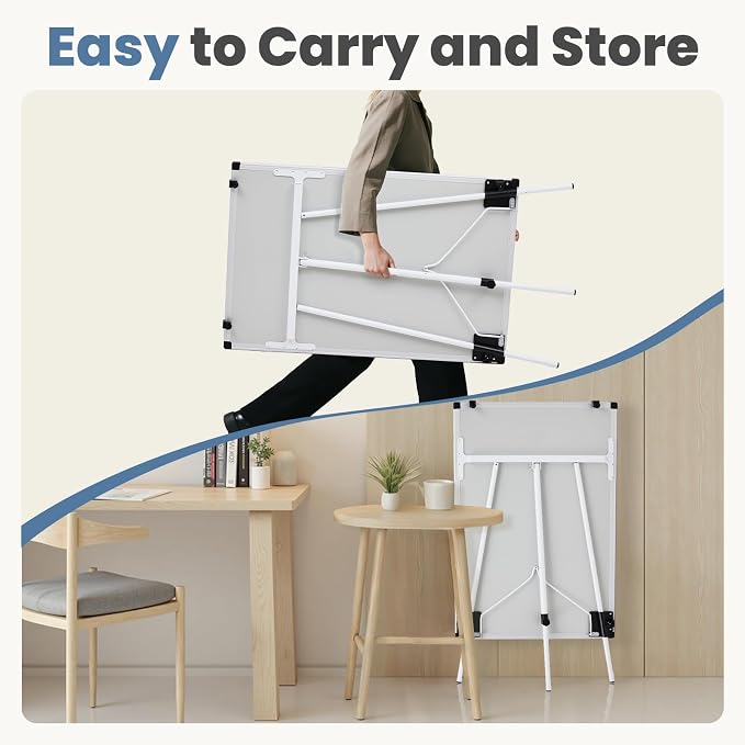 DUMOS 40"x28" Magnetic White Board Easel - Image 5