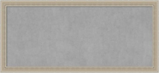 Amanti Art Silver Framed Magnetic Board 24x52 Oversize Vision Board by AmantiArt