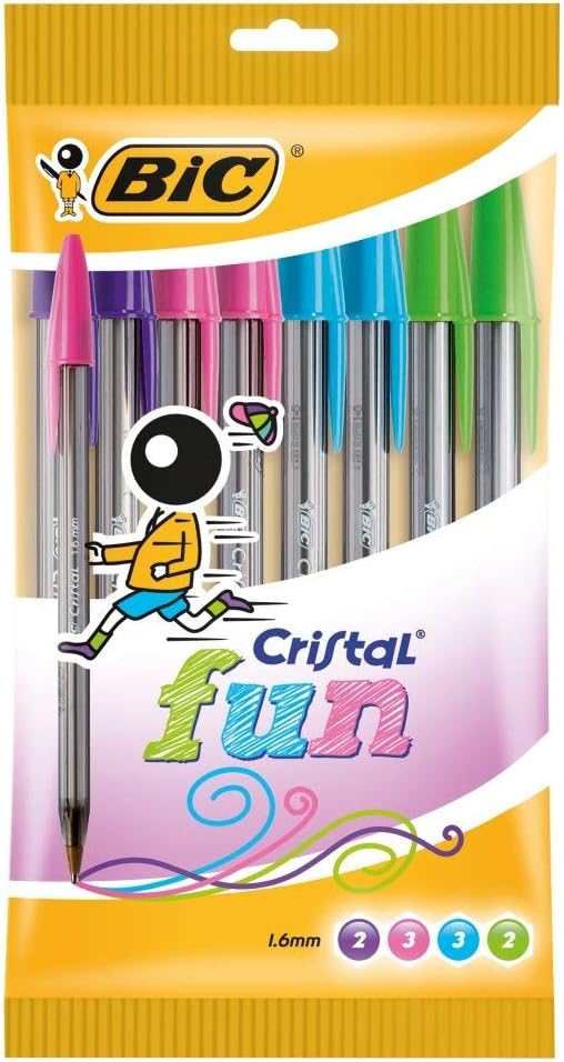 BIC Cristal Fun Ballpoint Pens by BIC