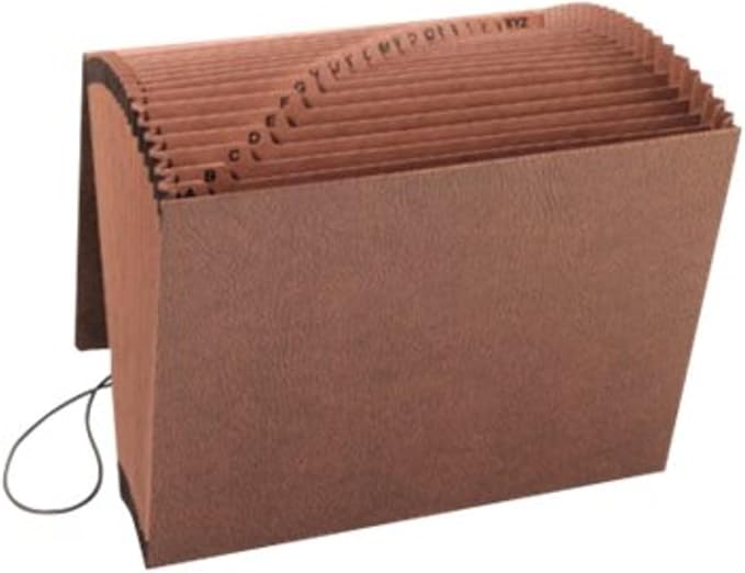 Smead TUFF Expanding File 21 Pockets, Alphabetic, Flap and Cord Closure - Image 2