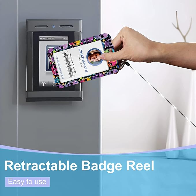 Badge Lanyard, Retractable Badge Holder - Image 5
