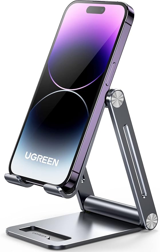 UGREEN Phone Stand for Desk Cell Phone Holder Adjustable Compatible - Image 5