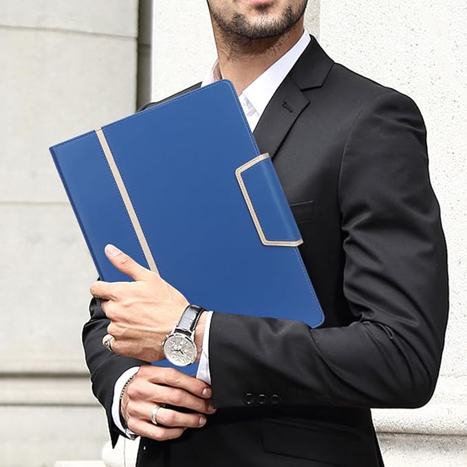 Toplive Blue A4/Letter Size Business Padfolio - Image 2