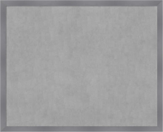Amanti Art Grey Framed Magnetic Board 34x42 X-Large Vision Board by AmantiArt