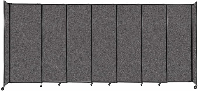 Versare Straightwall Sliding Portable Wall Partition | Freestanding Office by VERSARE