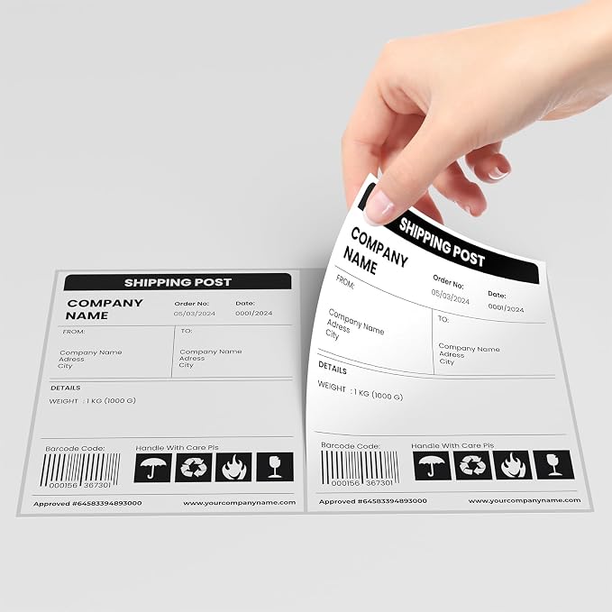 250 Sheets 500 Labels Half Sheet Self Adhesive Shipping Labels - Image 7