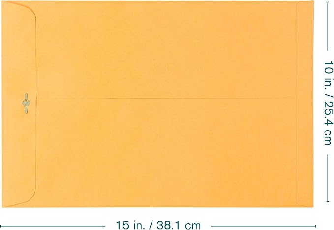 EnDoc 10 x 15 Clasp Envelopes - Image 2