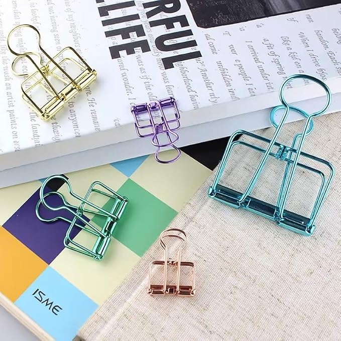 Purple Binder Clips - Image 5