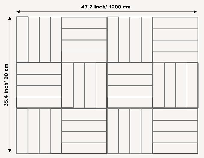DECORITA Felt Bulletin Board Tiles | Modern Cork Board Alternative | Large Cork - Image 3