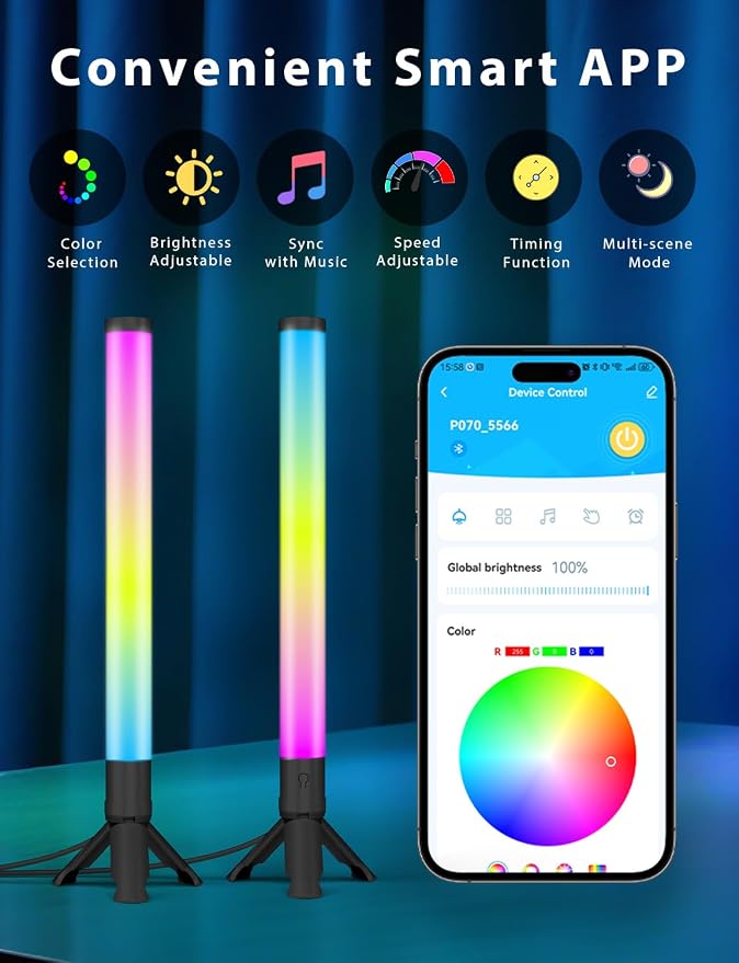 DAYBETTER 360° Smart LED Light Bars, RGB Light Bars - Image 4