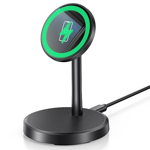 Magnetic Wireless Charger iPhone, 15W Fast Mag-Safe Charger Stand by Xiauodo
