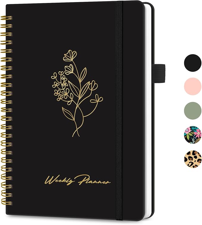 Taja Undated Weekly Planner, Weekly To Do List Notebook by Taja