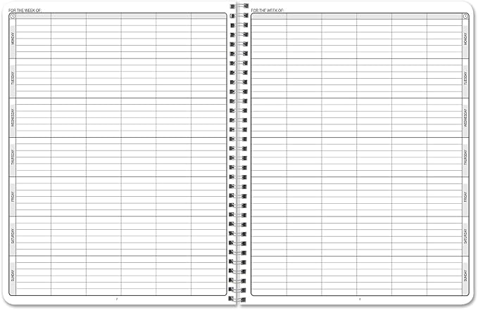 BookFactory Scheduling Notebook, Employee Work Schedule Journal, Small Business - Image 3