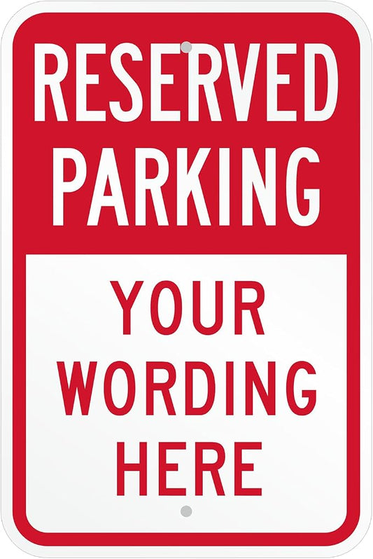 SmartSign Custom Reserved Parking Sign by SmartSign