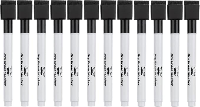 Mr. Pen- Magnetic Dry Erase Markers, 12 Pack, Low Odor, Quick Dry, by MrPen
