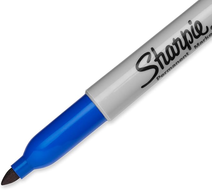 Sharpie Permanent Markers | Fine Point | Black & Blue | 2 Count - Image 11