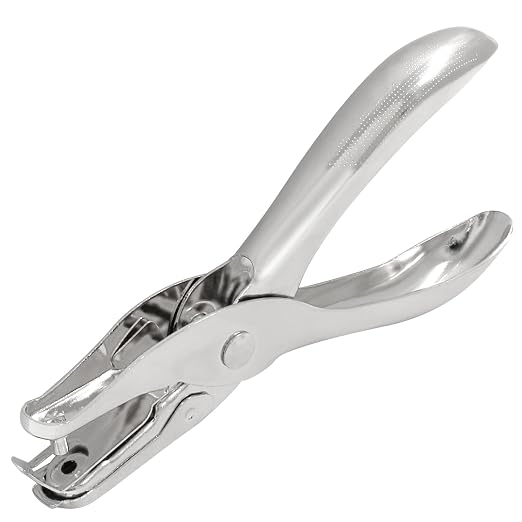 2Pcs Small Mini Metal Hole Punchers, 1/8” & 1/4” Tiny Circle Shaped Hole - Image 3