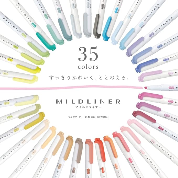 ZEBRA WKT7-35C Highlighter, 35 Color Set, Gift Box Included - Image 6