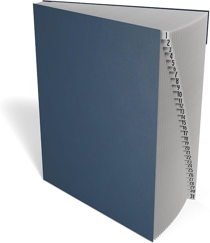Staples Pressboard Indexed Desk File, Numerical Index 1–31, 2‑Pack – Desktop - Image 4