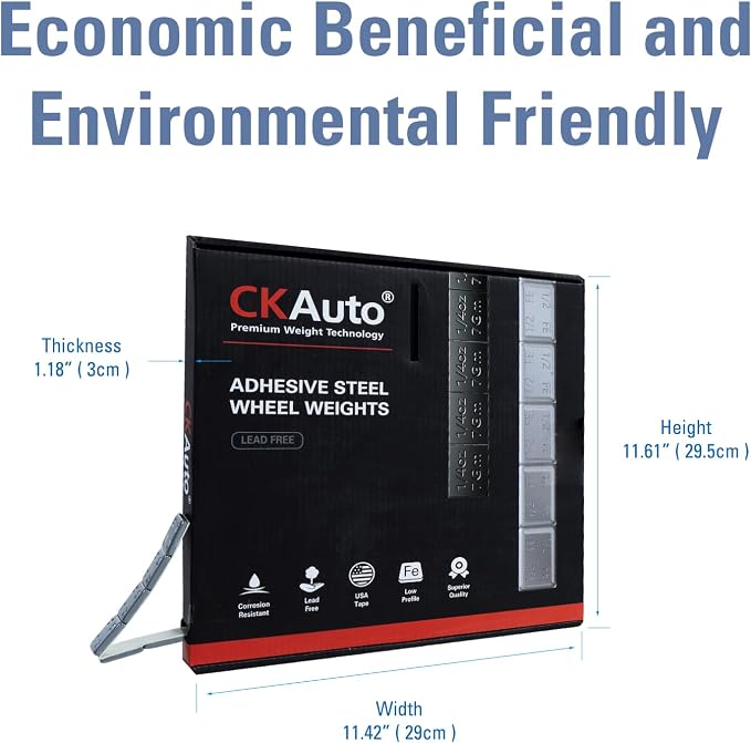 CKAuto 0.5oz, Wheel Weights, 4.2 kgs/ 9.24 lb/Roll, OE Quality - Image 5