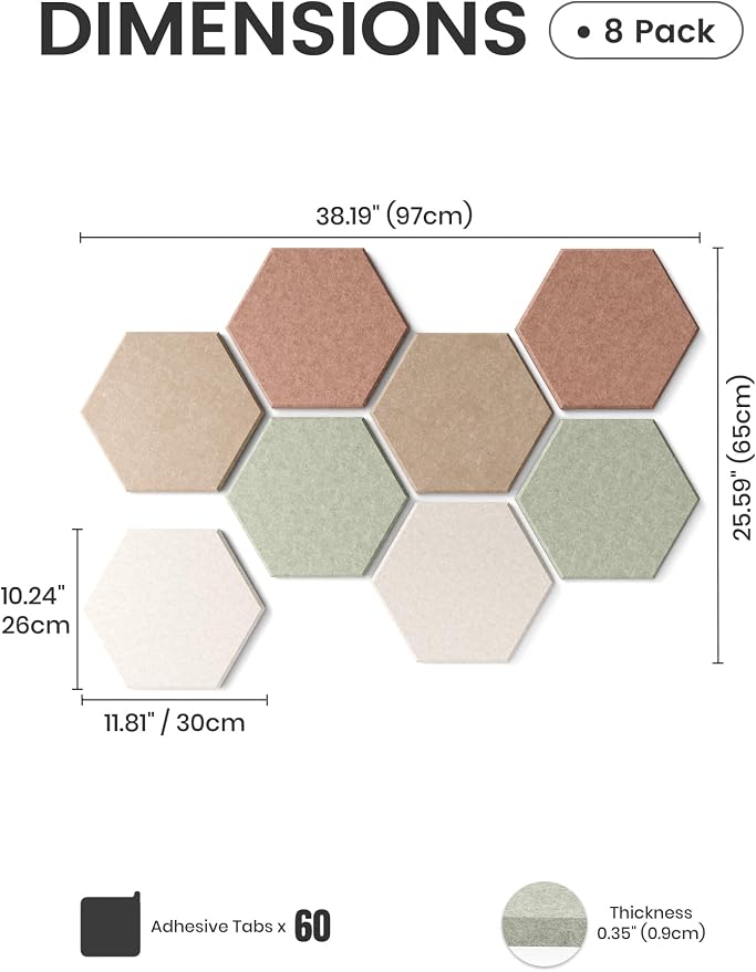 Fluxynara Hexagon Cork Board Alternative - Image 2