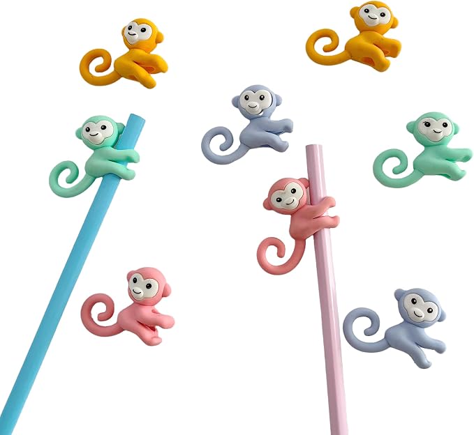 50PCS Cute Fun Monkey Top Erasers by Jsehchya