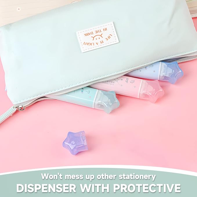 2 in 1 White Correction Tape and Double Sided Tape Roller, Cute Quick Dry Japan - Image 6