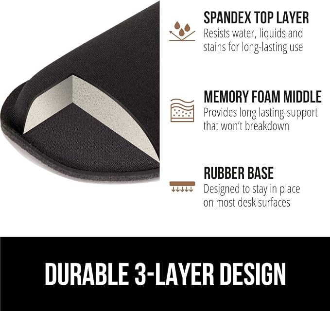 GORILLA GRIP Silky Memory Foam Wrist Rest - Image 6