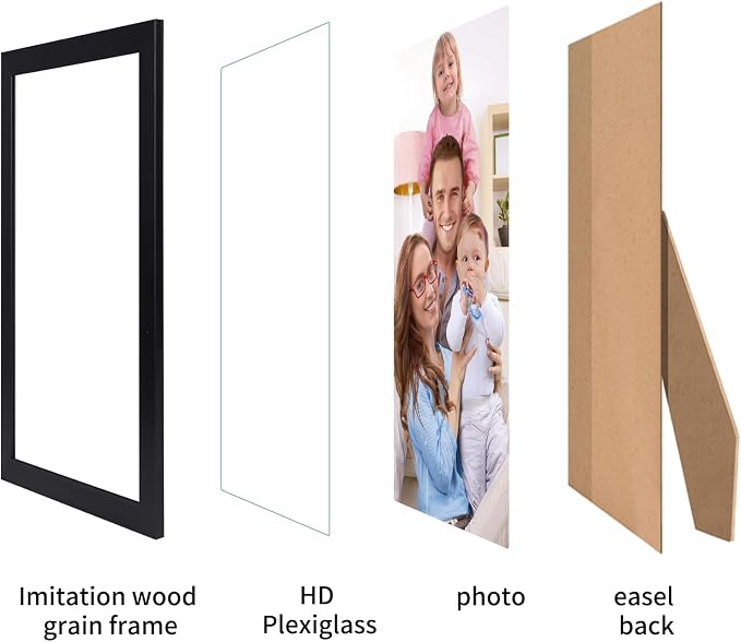 Giftgarden 8.5x14 Picture Frame Black, 12 Pack - Image 8