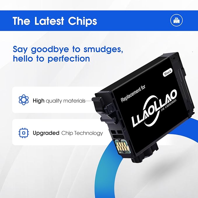 702xl Black Ink Cartridges Remanufactured Replacement for 702 Ink cartridges 702 XL T702XL for Epson WF-3720 WF-3730 WF-3733 Printer High Capacity (2 Pack)-DeskLoop Office