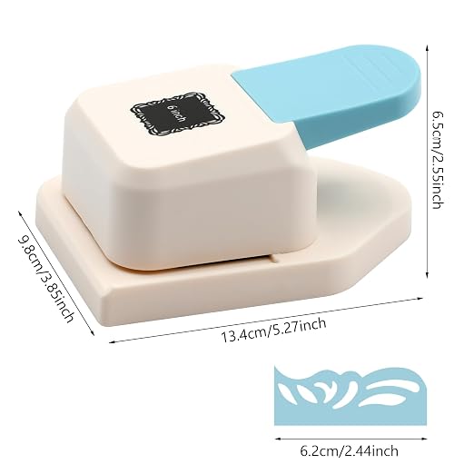 Paper Corner Punch Square Edge Pattern, Large Craft Corner Punch Paper Cutter - Image 2