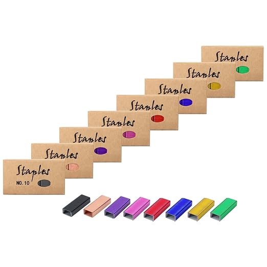 Mogoostry Colored Mini Staple Refills by MoGuShiYe