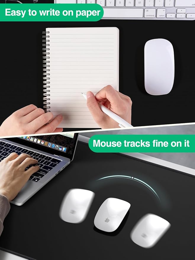 Mouse Pad with Magnetic Wireless Charging, Large Desk Mat, Non-Slip Mouse Mat - Image 6