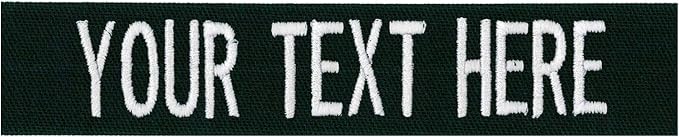 Custom Uniform Name Tapes Solid Colors. Made in The U.S.A. Ships Under 24 by NORTHERNSAFARI