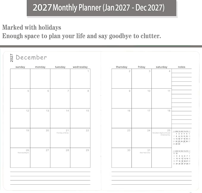 Daily Planner 2027 / Appointment Book, One Page Per Day, Jan - Image 4