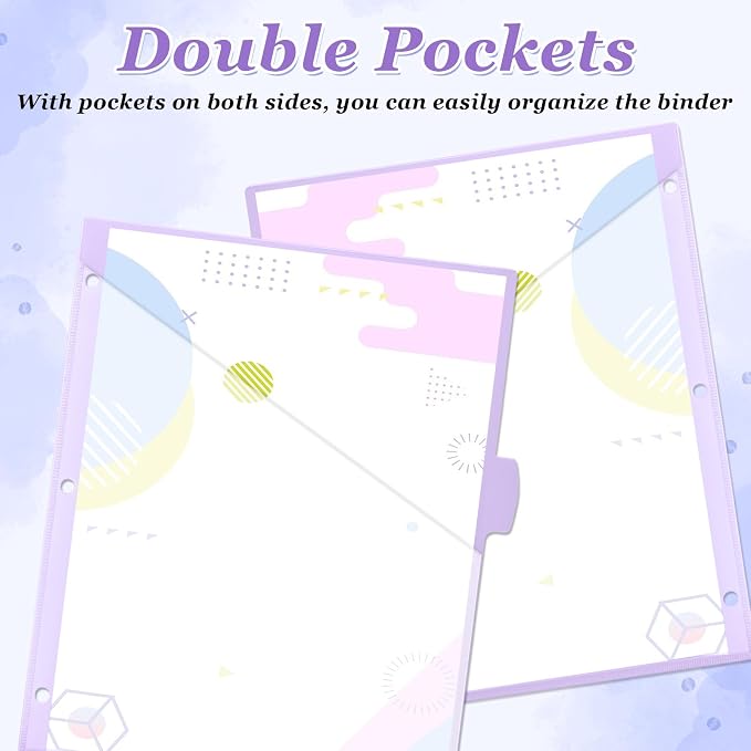 Epakh 12 Pcs Binder Dividers for 3 Rings Binders Index Dividers - Image 4