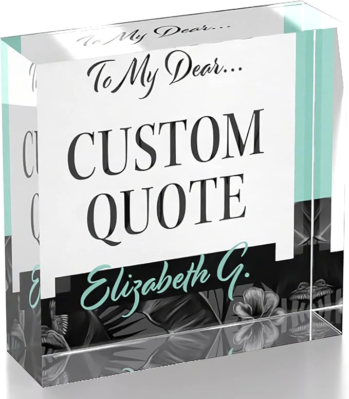Custom Acrylic Sign Personalized, Custom Desk Name Plate, 18 Styles, - Image 9
