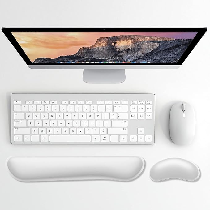 Dapesuom Enlarge Keyboard Wrist Rest, Memory Foam Wrist Cushion - Image 2