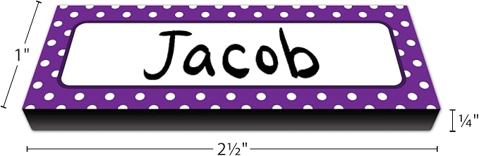 Teacher Created Resources Polka Dots Magnetic Labels - Image 5