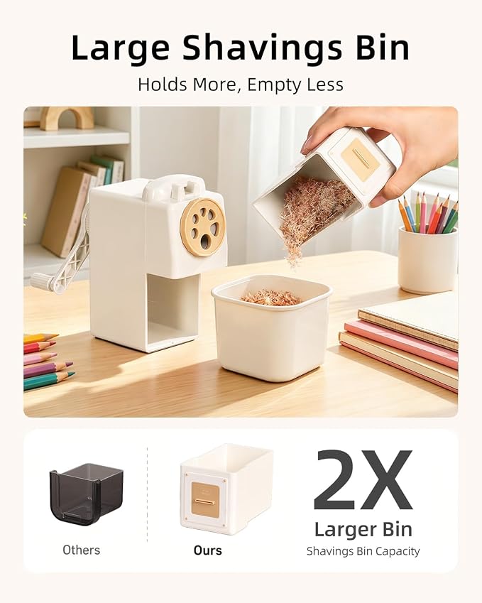 ZMOL Manual Hand Crank Pencil Sharpener - Image 8