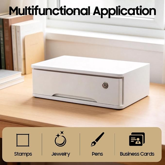Desktop Storage Box, Desk Organizer Drawer, Desktop Organizer, Office Supplies - Image 6