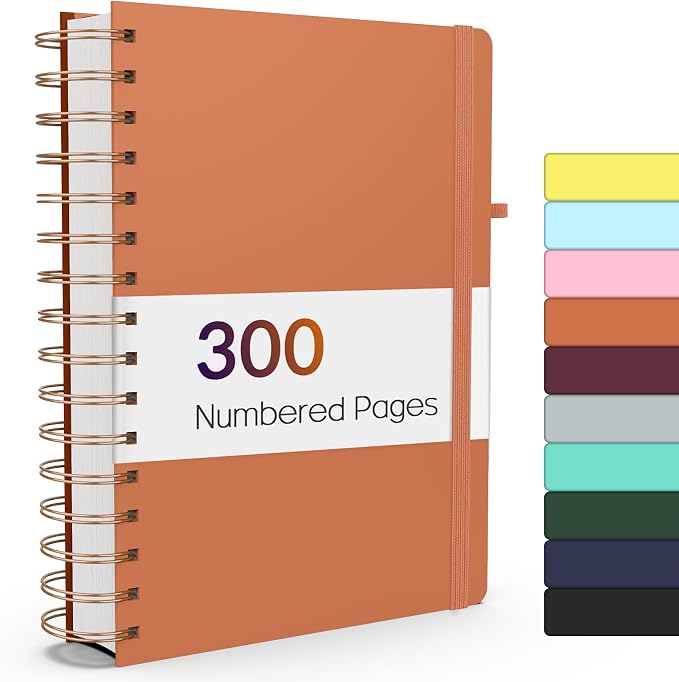 Forvencer Lined Spiral Journal Notebook by Forvencer