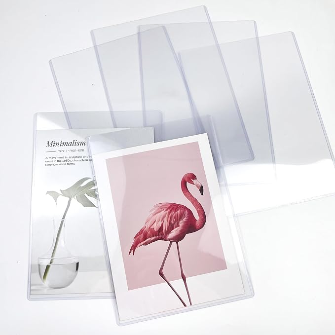 Rainmae 6 Pack 8.5" x 11" Rigid Print Protectors, Paper Sleeves Photo Plastic - Image 7