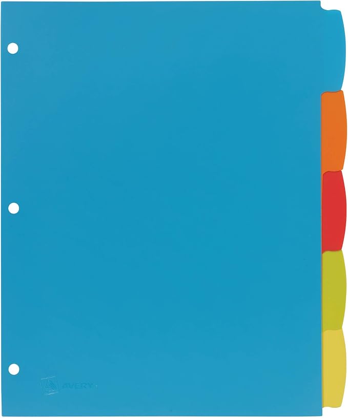 Avery Big Tab Write & Erase Durable Plastic Dividers - Image 6