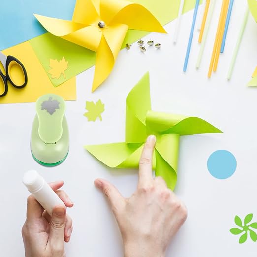 UCEC Paper Punches for Crafting, 1 Inch Craft Puncher, Maple Leaf, Flower Punch - Image 7