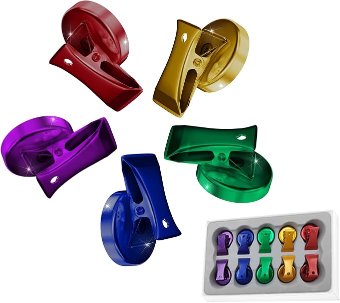 Magnetic Clips Heavy Duty 10 Pack | Strong Force Magnet Clips by NEOCLICK