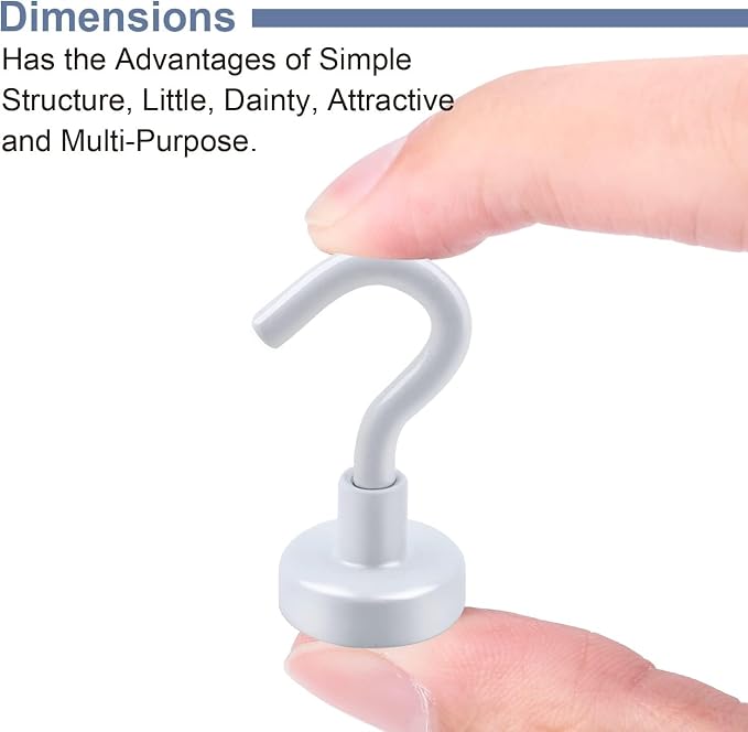 DIYMAG Magnetic Hooks for Refrigerator, Extra Strong Cruise Hook, Heavy Duty - Image 5